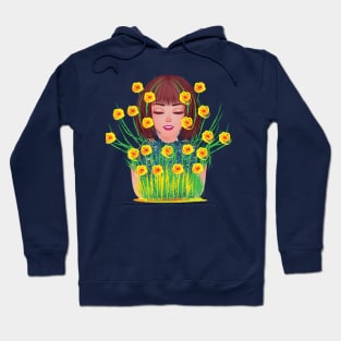 Dreamer floral girl Hoodie